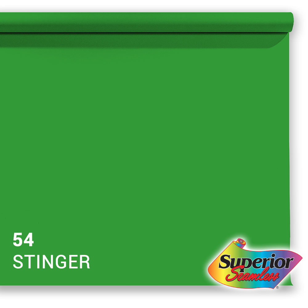 Superior achtergrondpapier 54 stinger chromakey 1,35 x 11m