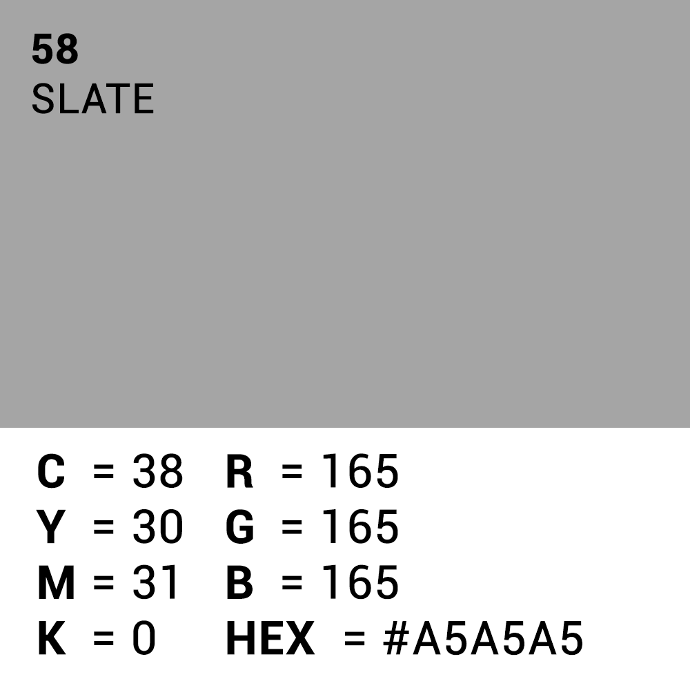 Superior achtergrondpapier 58 leigrijs 1,35 x 11m