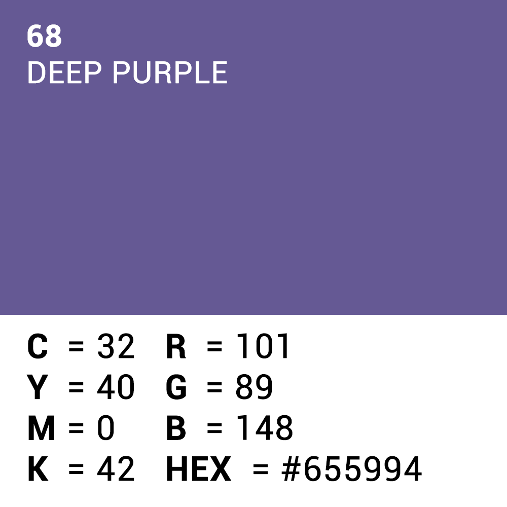 Papier de fond supérieur 68 Deep Purple 1,35 x 11 m