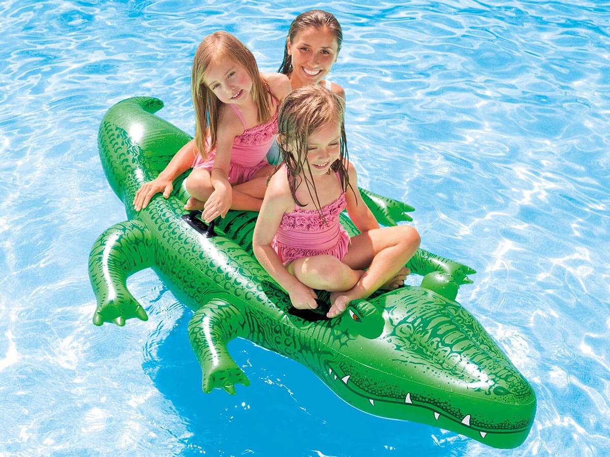 Intex - Opblaasbare krokodil