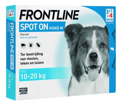 Frontline Hond plek op medium