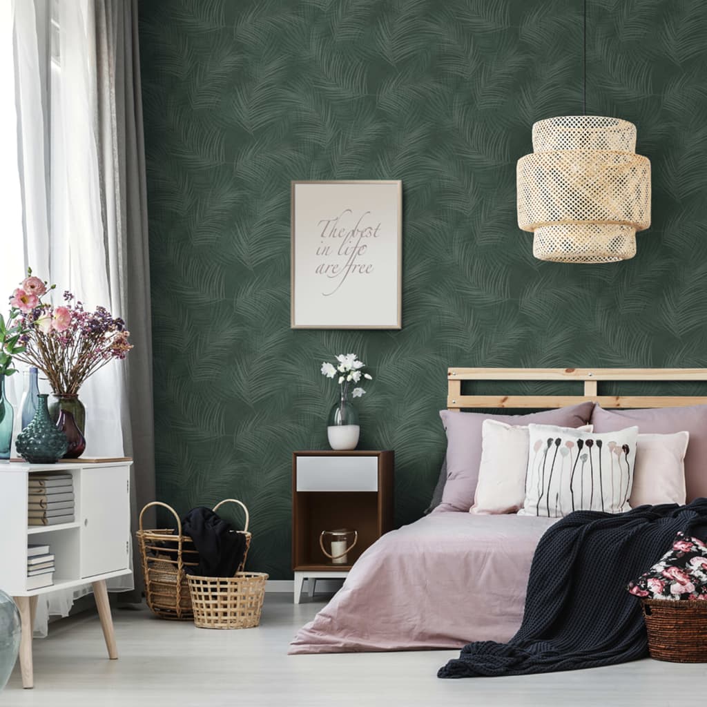 DUTCH WALLCOVERINGS DUTCH WALLCOVERINGS Behang Palmgroen