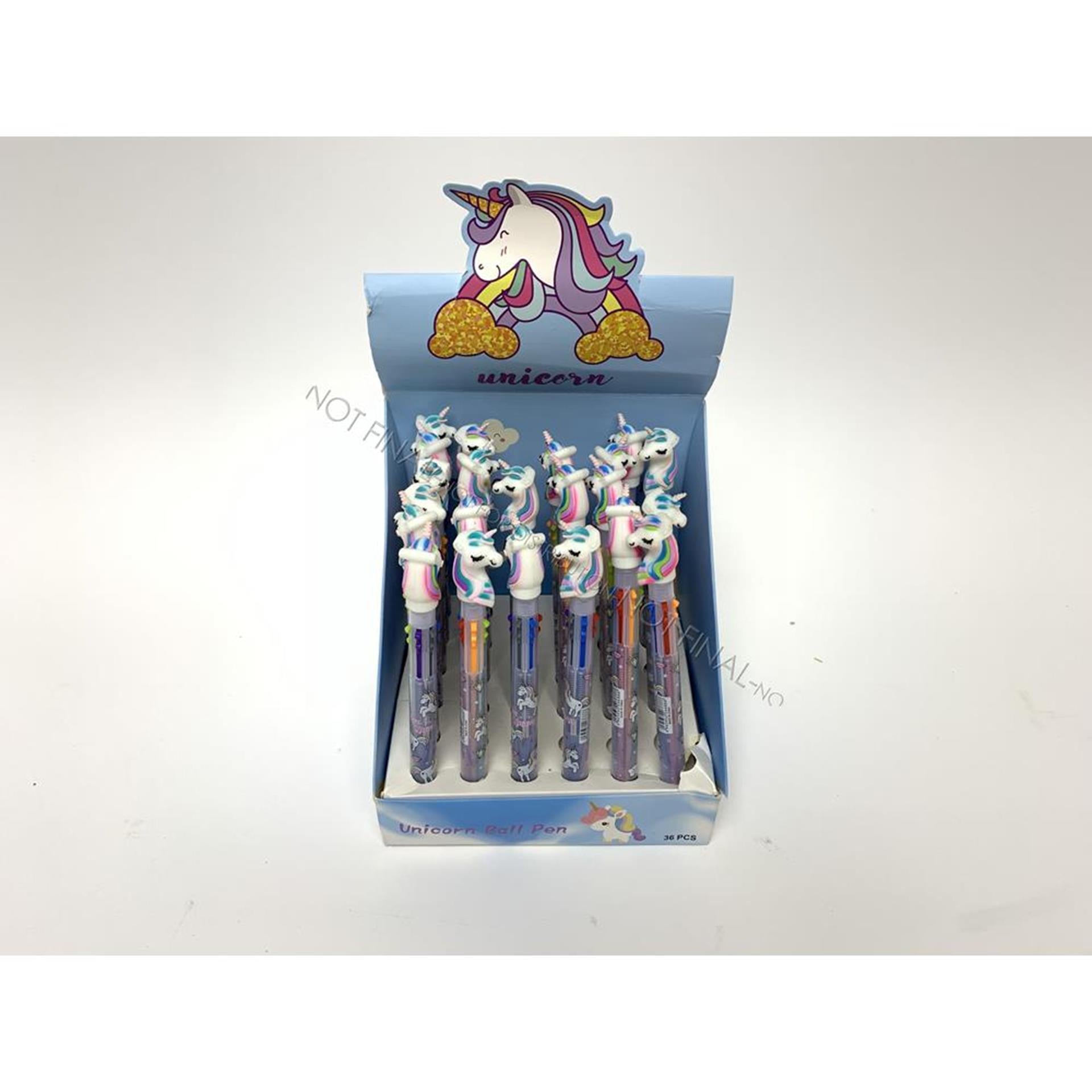 Unicorn multi color balpen
