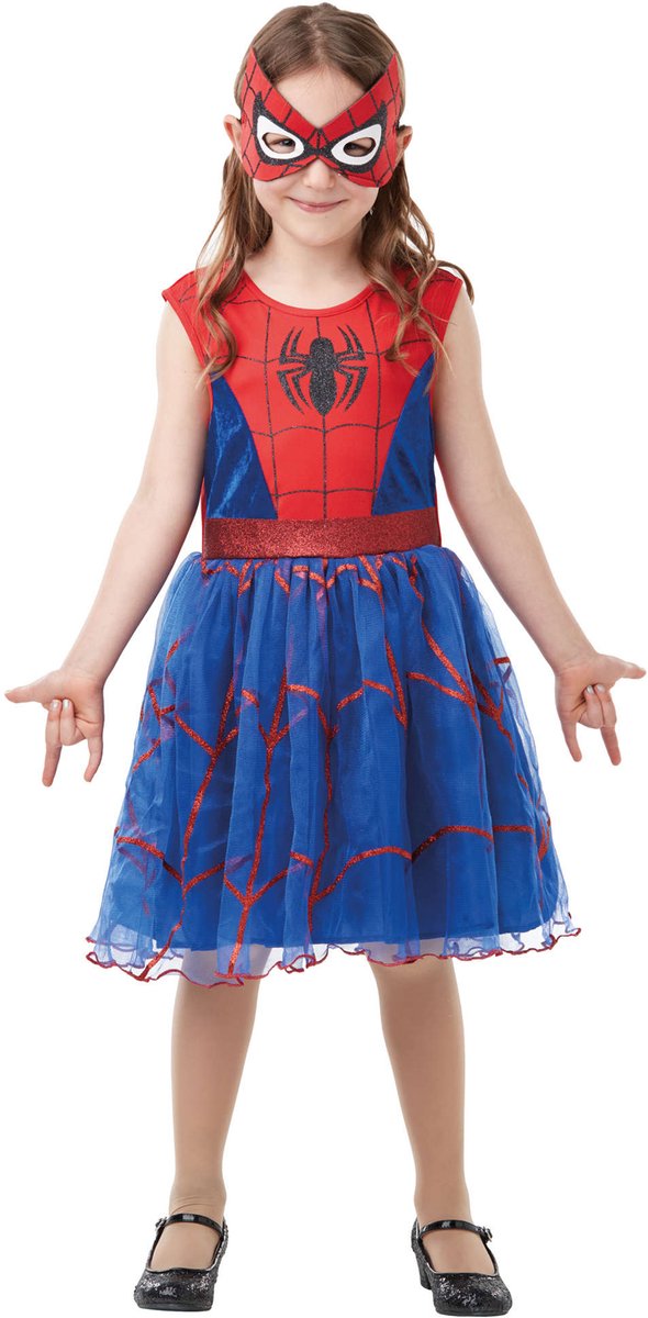Rubies - spider girl deluxe kostuum (2-3 jaar)