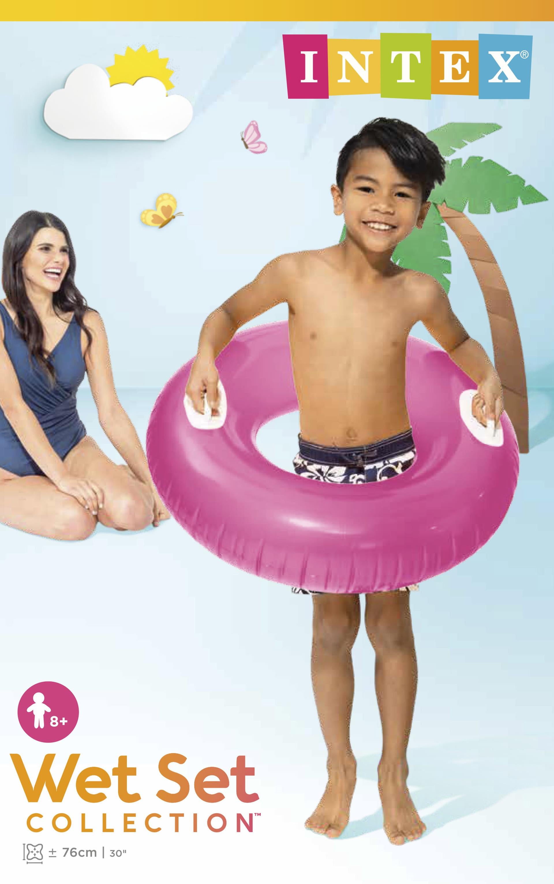 Intex - Hi-Gloss zwemband-Roze