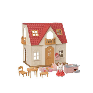 Epoch Sylvanian Families 5567 nieuw rood dak gezellig huisje starterswoning