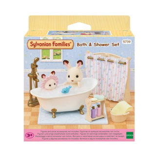 Epoch Sylvanian Families Bad Douche-set