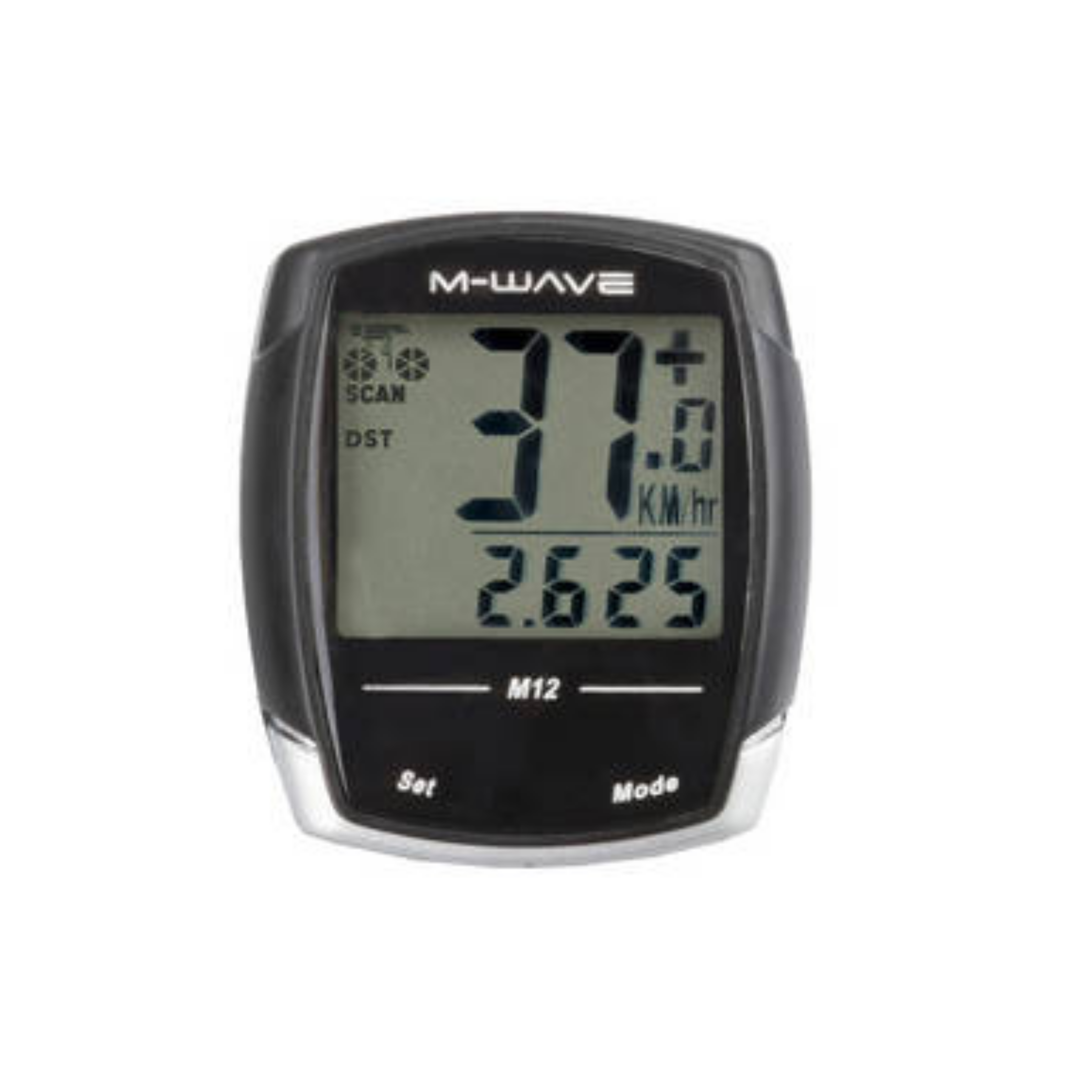M-Wave fietscomputer M12, bekabeld. 12 Functies