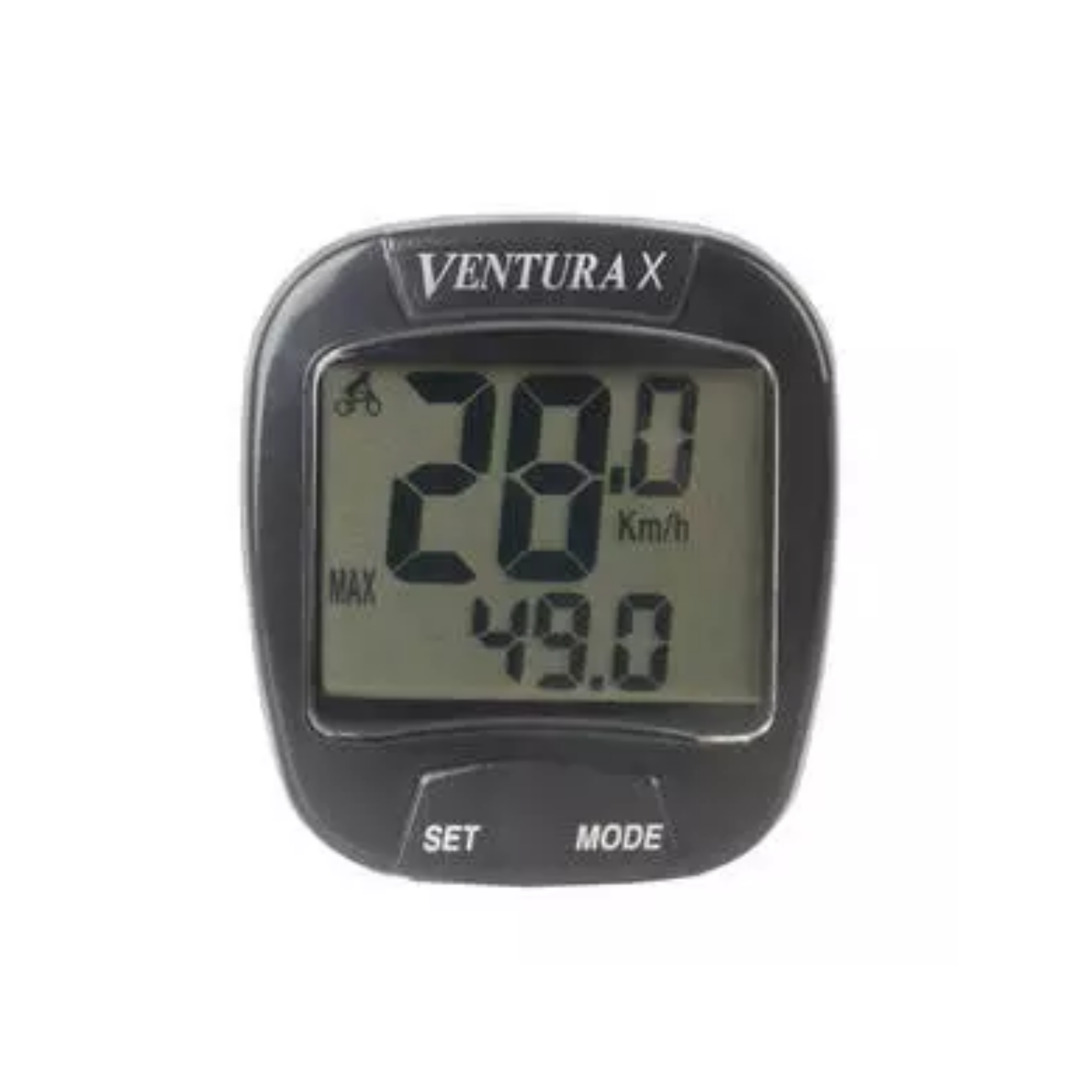 Fietscomputer Ventura X 10 functies - zwart