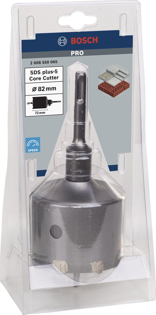Bosch pro sds plus-5 core cutter set, 82 x 54 x 72 mm