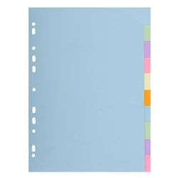 Tabbladen europa 1610e a4 210x297mm 170gsm assorti pak 10 stuks