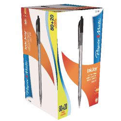Balpen papermate inkjoy zwart medium 0,8 mm