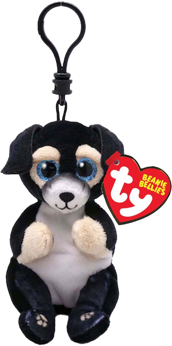 Ty Beanie Baby's buikclip Ranger hond, 10 cm