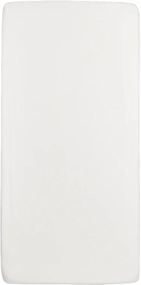 Meyco baby uni hoeslaken wieg - white - 40x80cm
