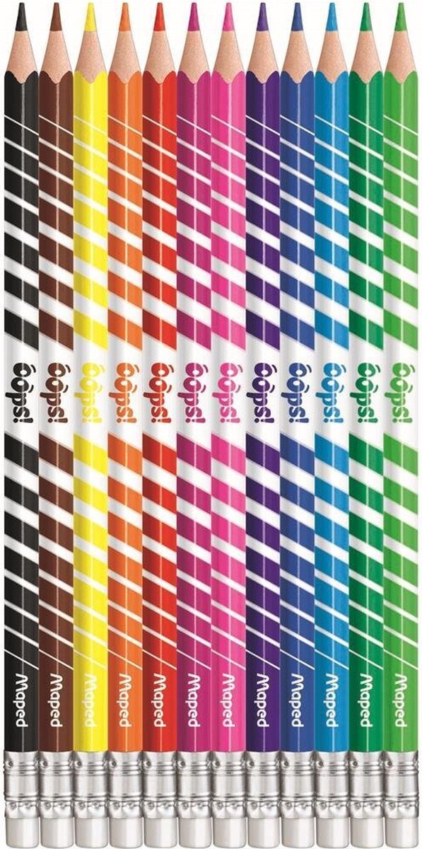 Maped office maped color'peps uitwisbare kleurpotloden 12 stuks