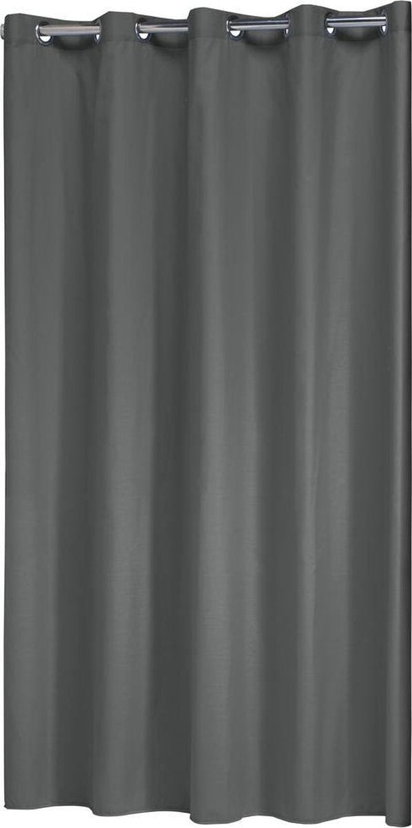Sealskin coloris douchegordijn 180x200 cm - polyester katoen - grijs