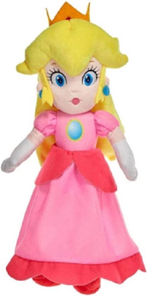 Super Mario Pluchen Knuffel Perzik, 27cm