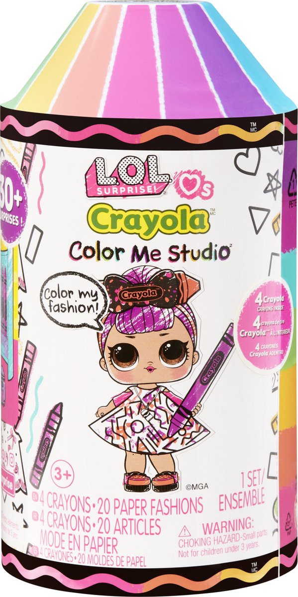 Lol verrassing houdt van Crayola kleur mij studio assistent