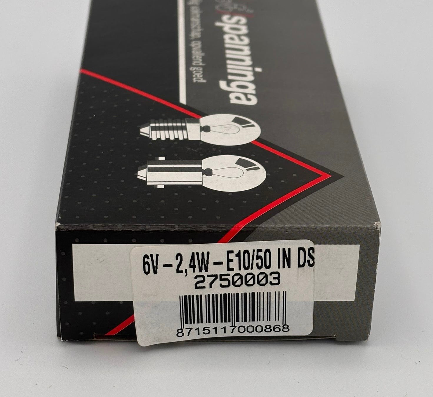 Bosma fietslampje voor 6v 0,45 6v 2,4w