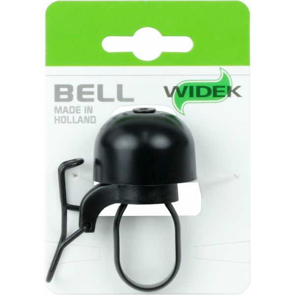 Widek bel Paperclip mini geheel zwart op kaart