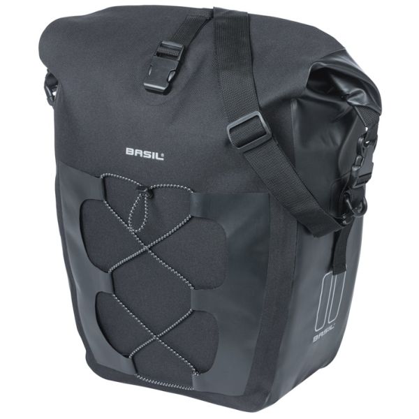 Basil tas navigator l zwart | mik hooks | 31l