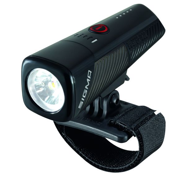 Phare Sigma Buster 800 LED porte-casque - Batterie Li-ion USB