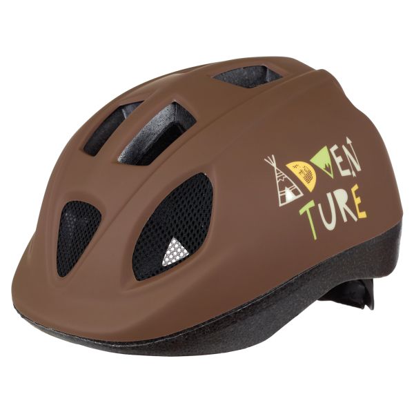 Polisport kinderhelm adventure xs 46-53 cm bruin