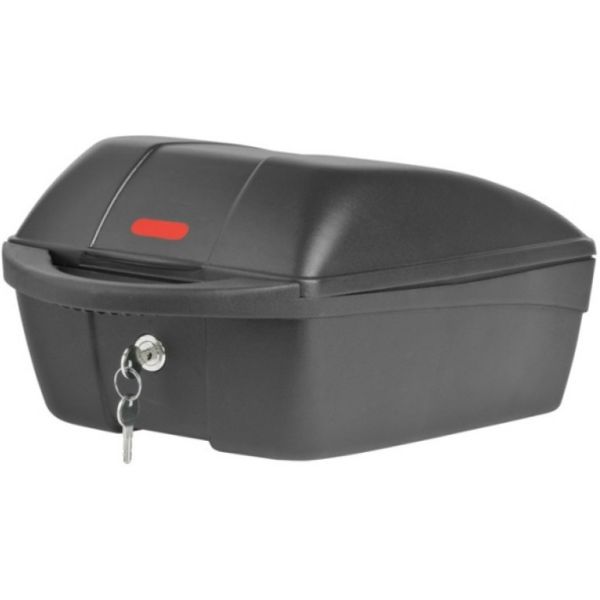 Topkoffer Polisport Luxe met snelsluiting bagagedragerbevestiging - zwart