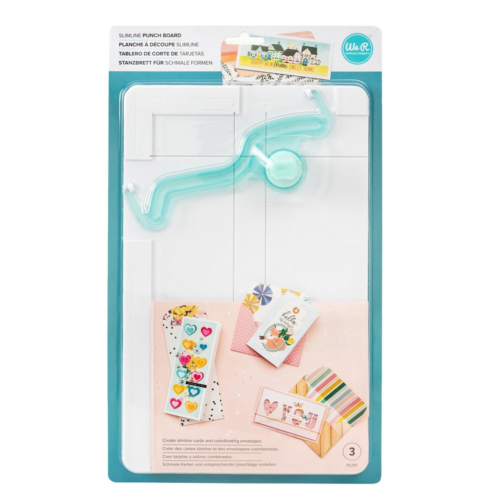 We r makers • slimline card punch board