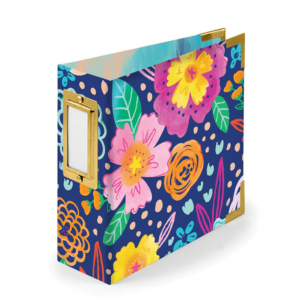 We r makers • paper wrapped album floral 10,1x10,1cm