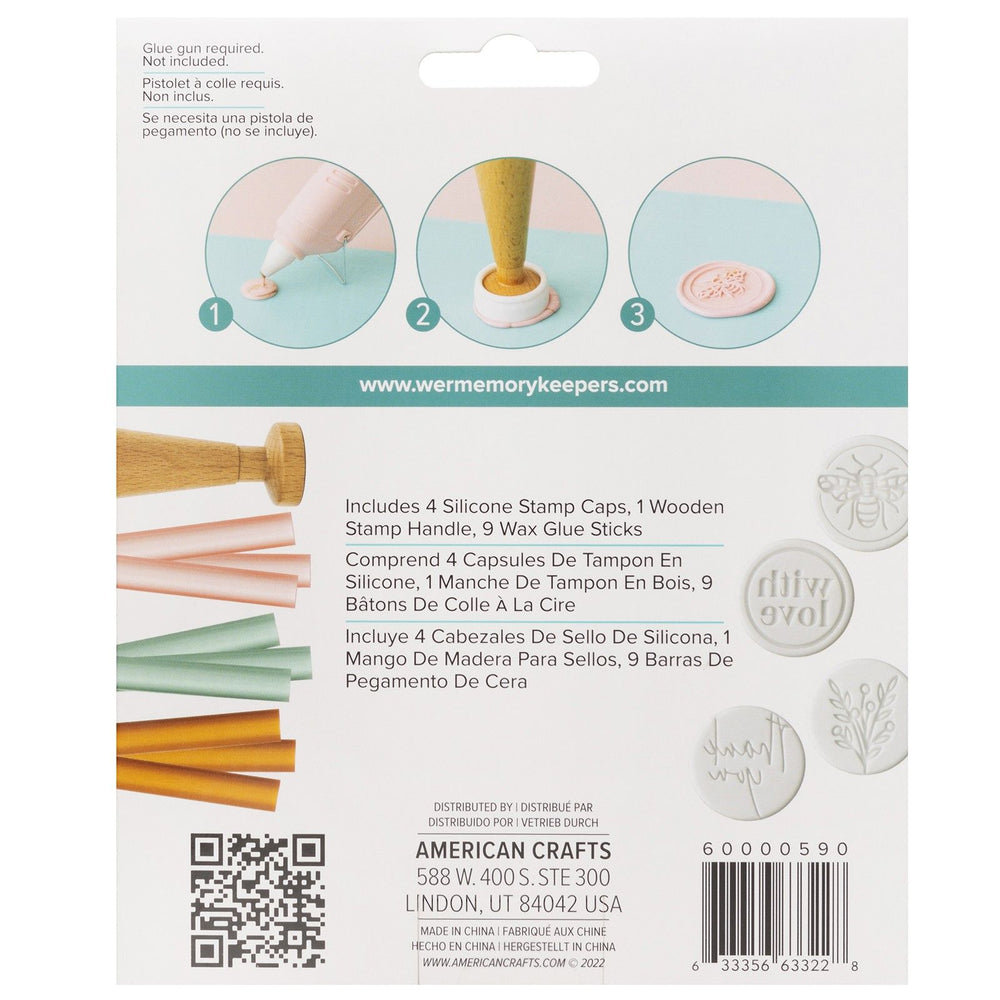 We r makers • envelope seal kit with love 4 designs