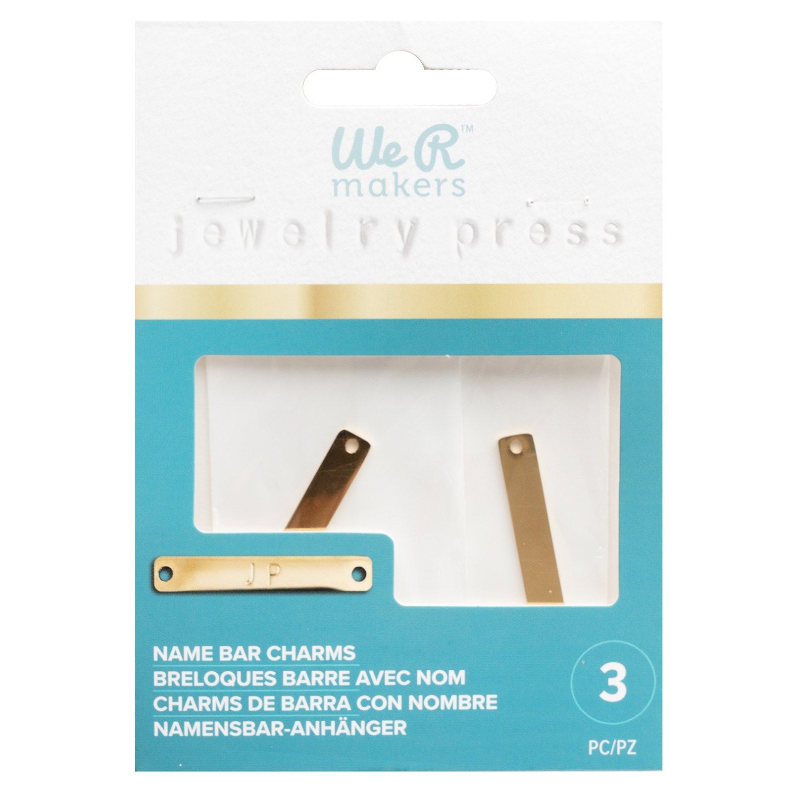We r makers • charms stainless steel name bar