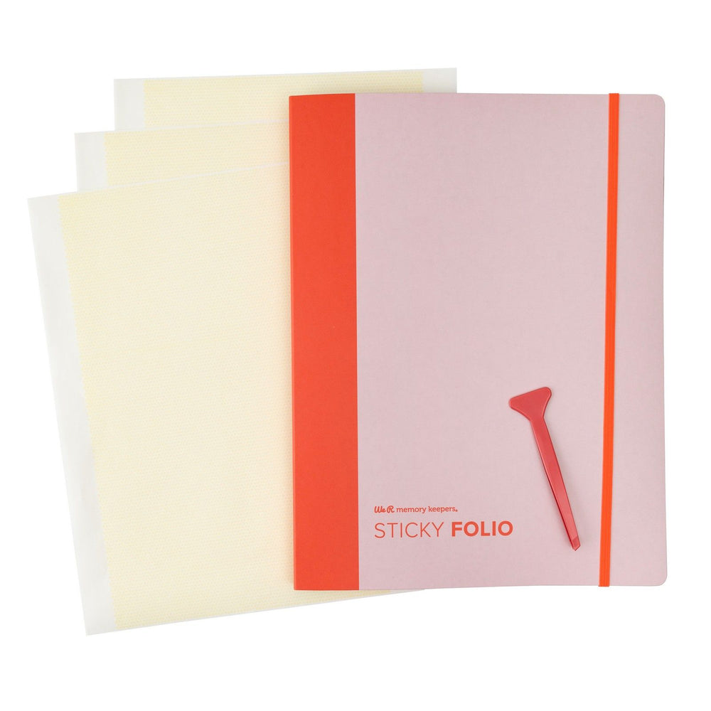 We r makers • sticky folio red 5pcs