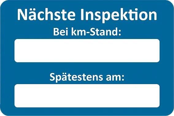 Eichner klantenservice sticker sticker inspection customer service sticker
