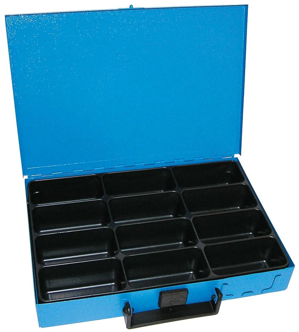 Dresselhaus assortimenten box sort.box,complete w.inser 12-fold, uncovered