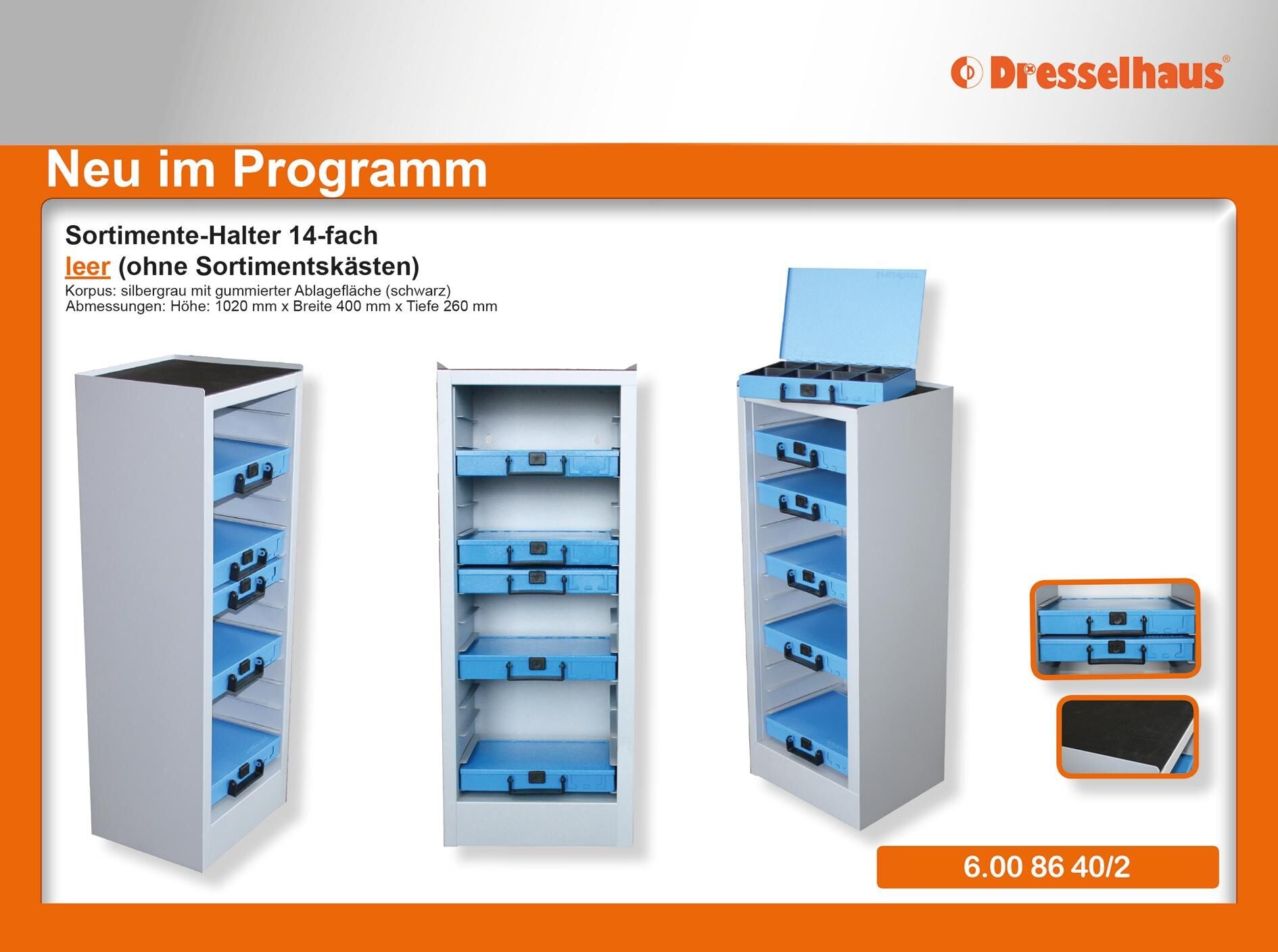 Dresselhaus kast assortment cabinet 14-com