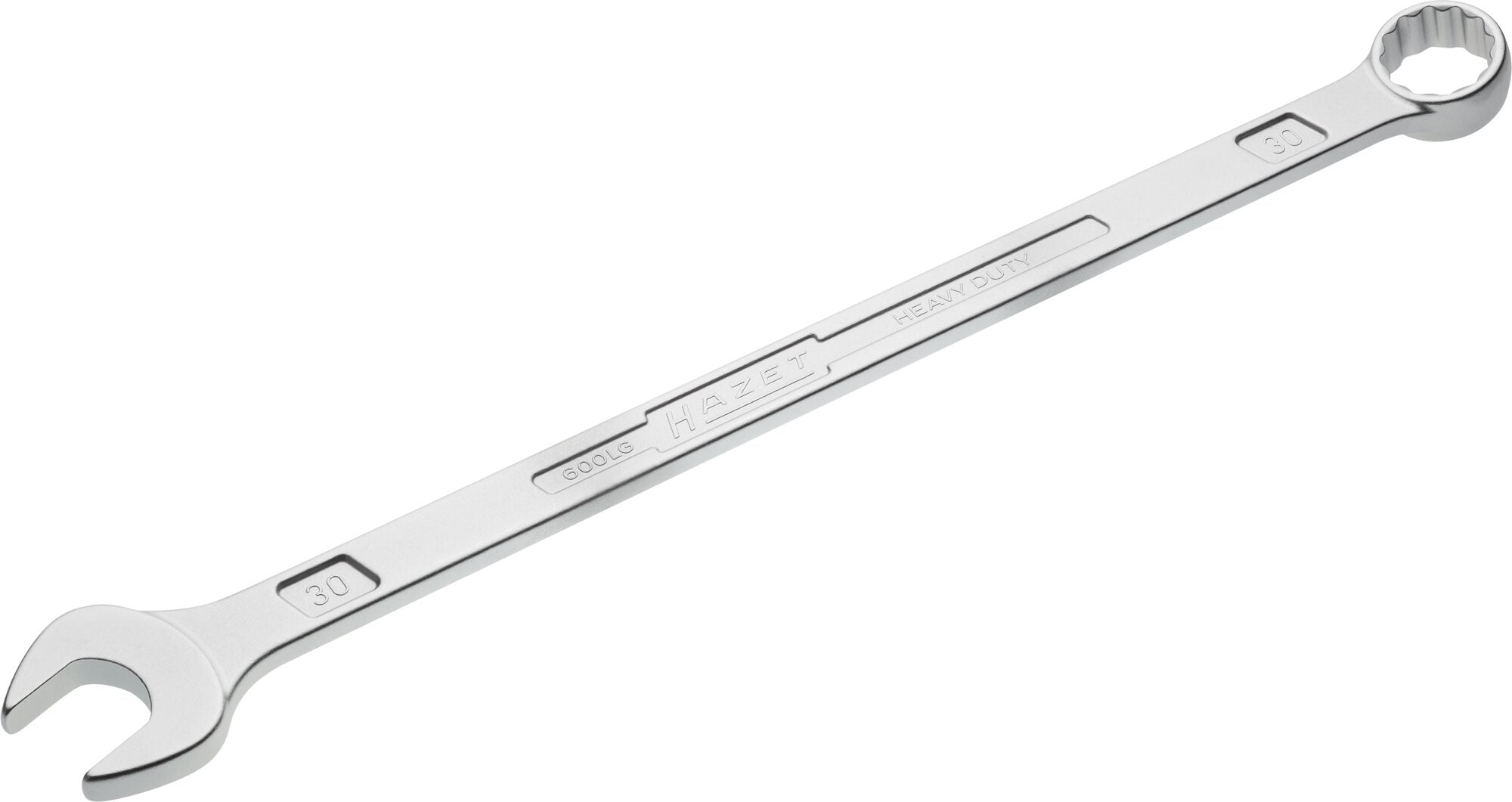Hazet ring-steeksleutel · extra lang · slanke uitvoering 600lg-30 · buitentwaalfkant tractieprofiel · sw 30 mm