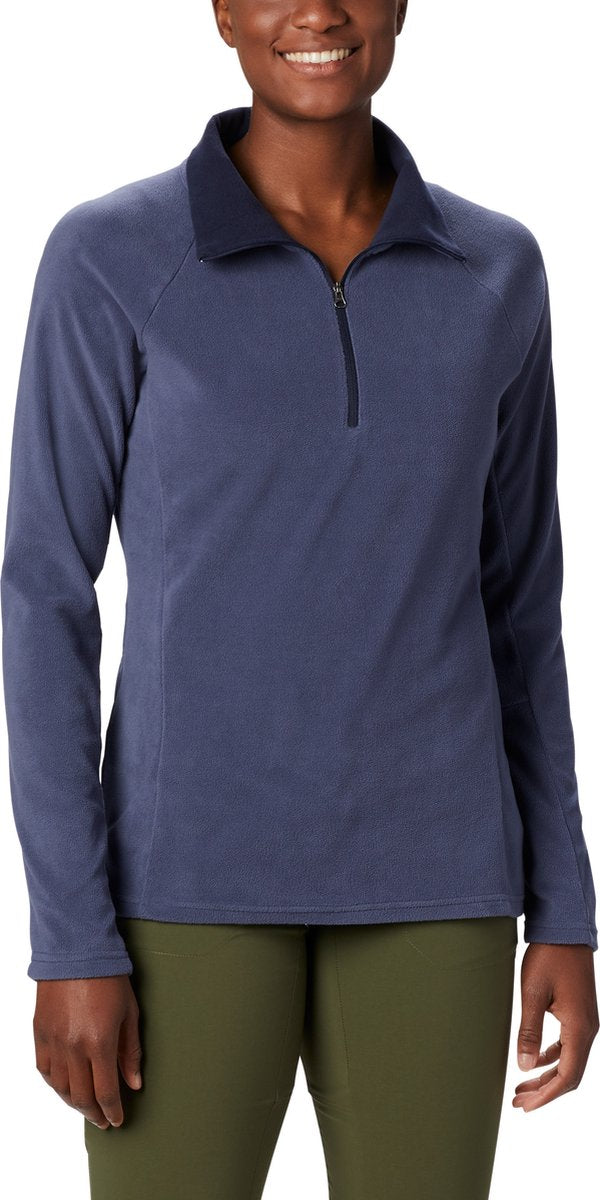 Columbia glacial™ iv 1 2 zip fleecetrui dames - outdoortrui - fleece trui - maat s - blauw