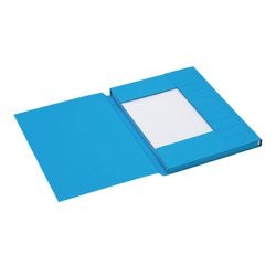 Dossiermap djois 3 flap 255g m2 a4 blauw