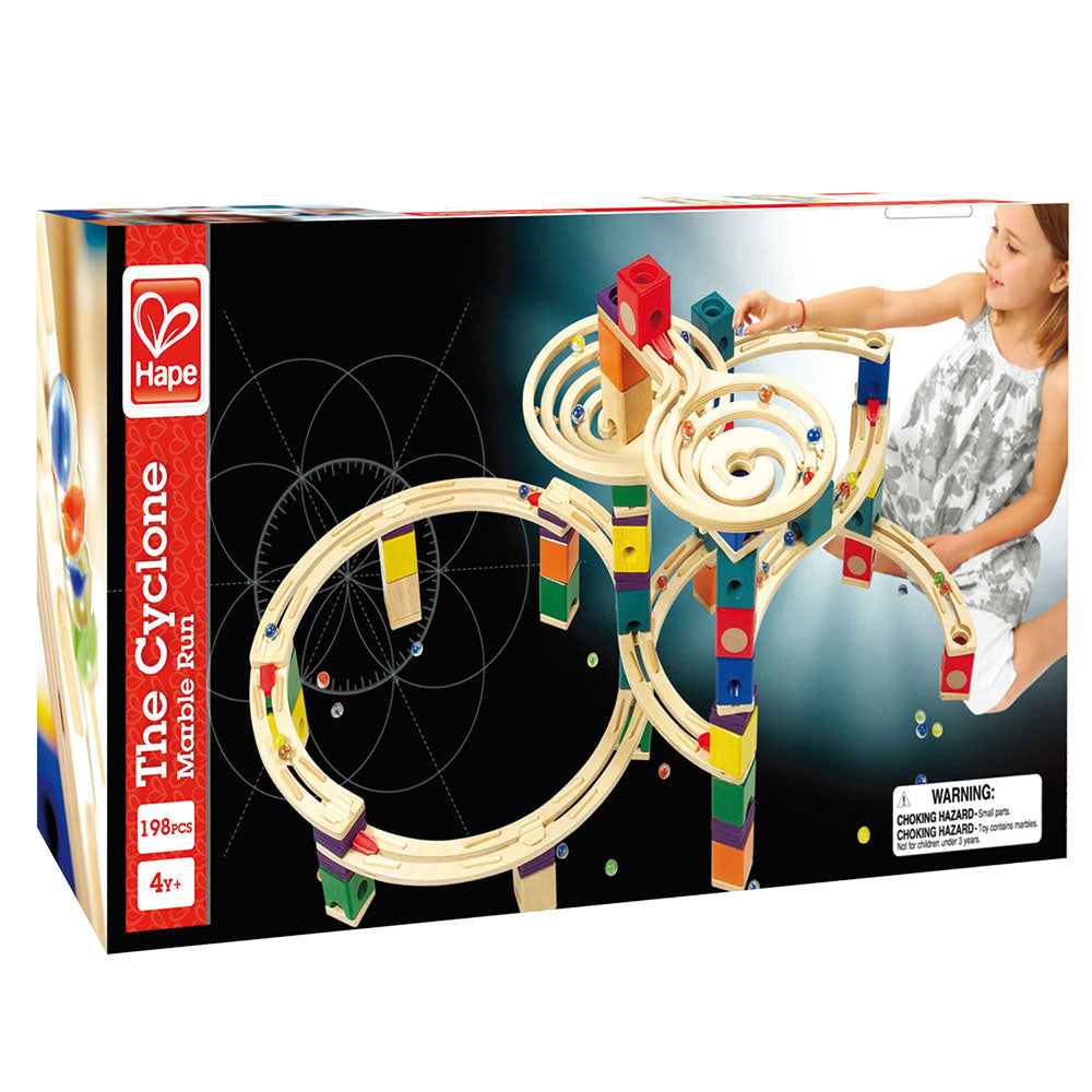 Hape Houten Knikkerbaan De Cycloon, 198dlg.