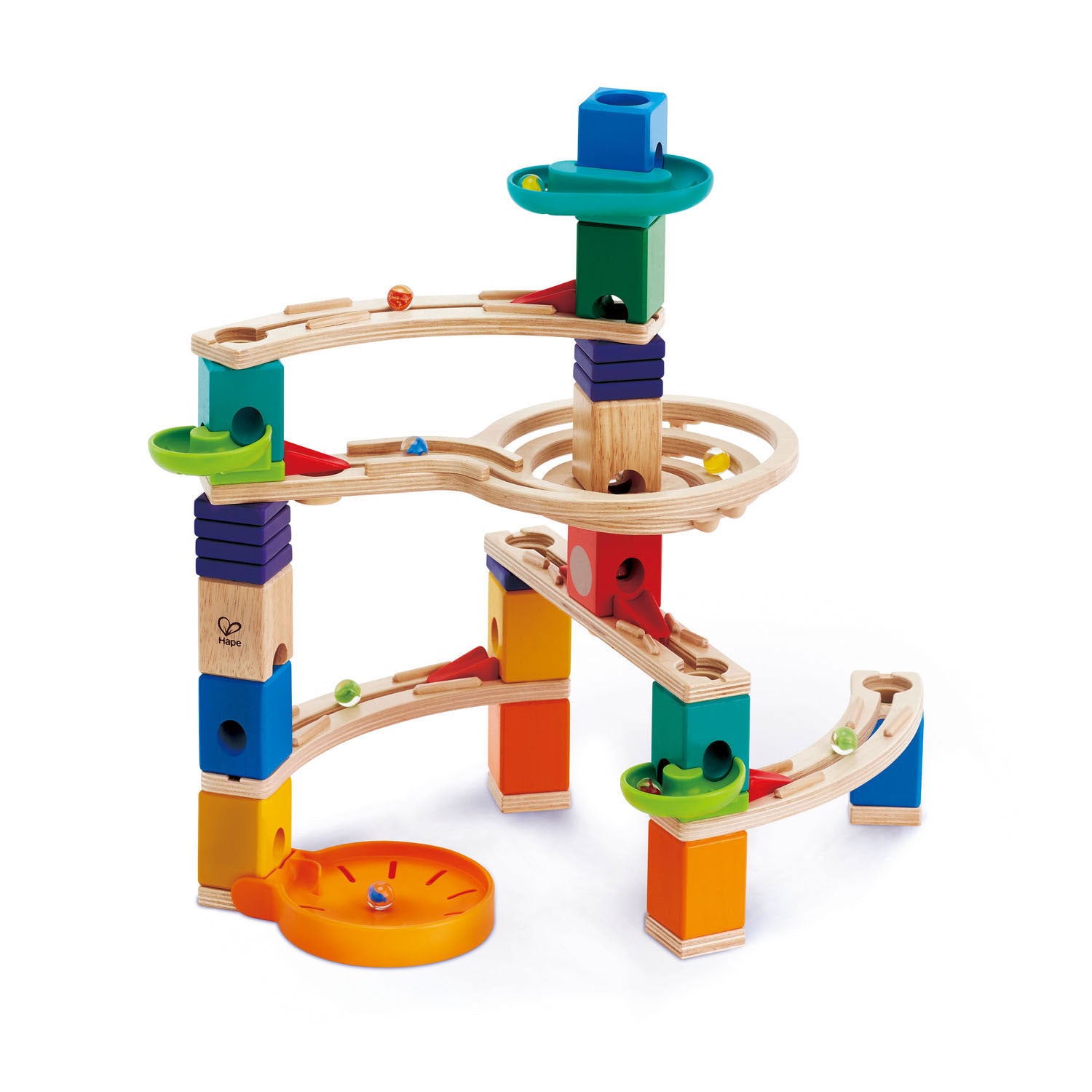 Quadrilla houten knikkerbaan - cliffhanger
