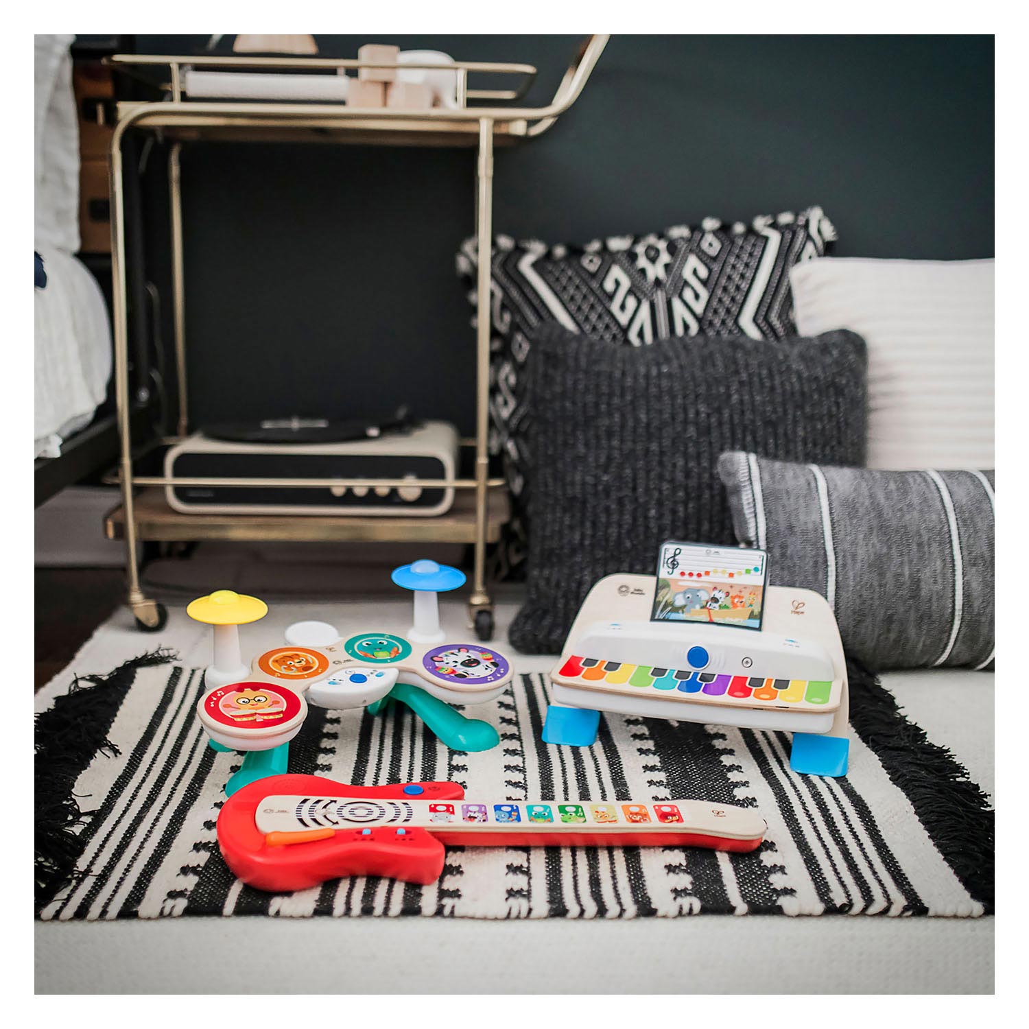 Samen in Tune Elektrische Gitaar Rood