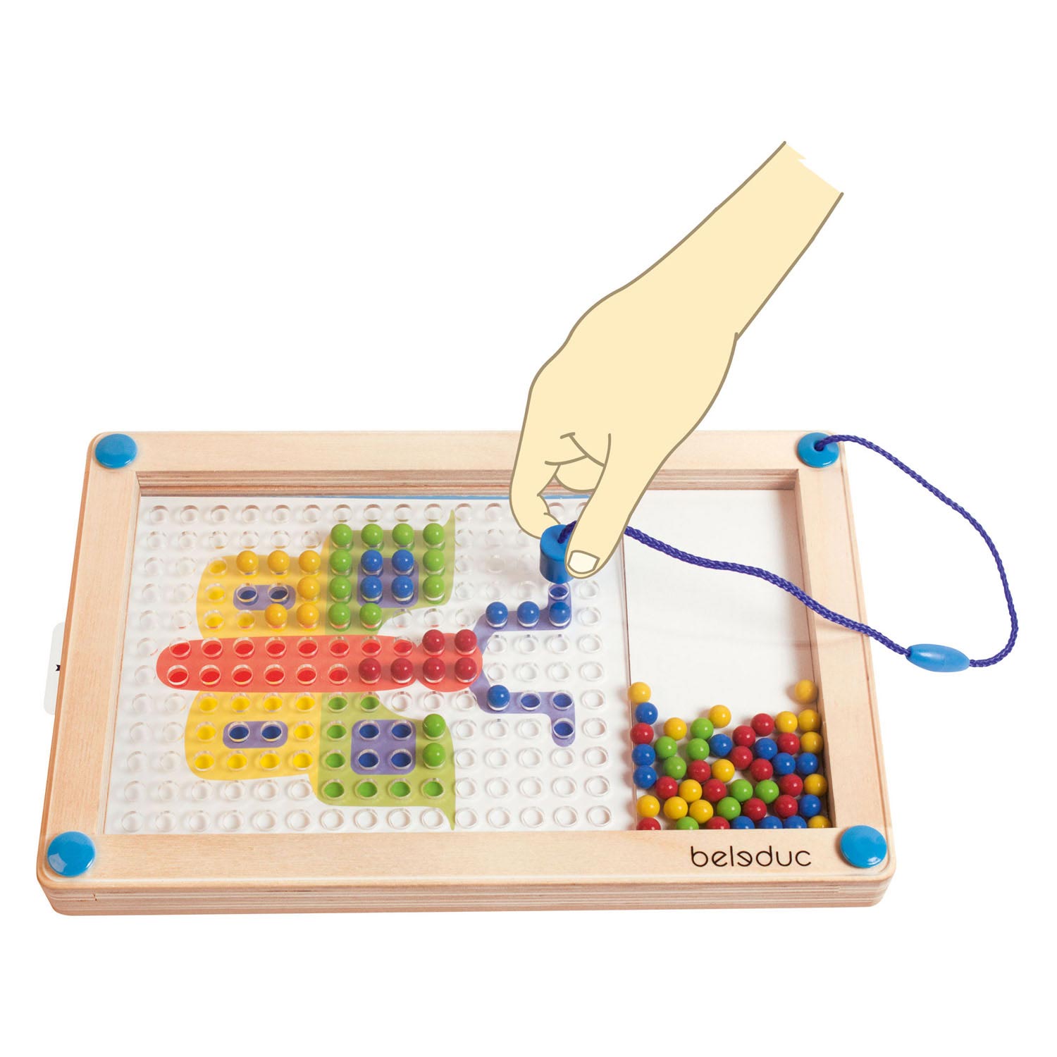 Beleduc Logipic Houten Mozaïek Kinderspel