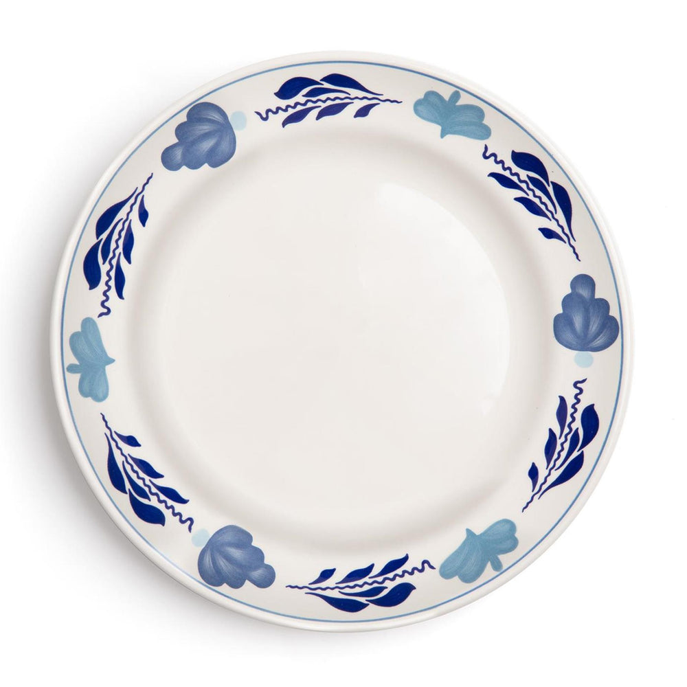 Boerenbont boerenblauw plat bord ã˜25,5cm decor doos a 6 stuks