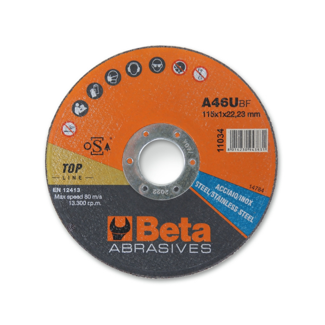 Disque à tronçonner Beta 115mm épaisseur : 1mm