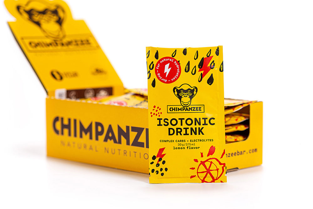 Chimpanzee energy drink vegan 25x30g box | cherry