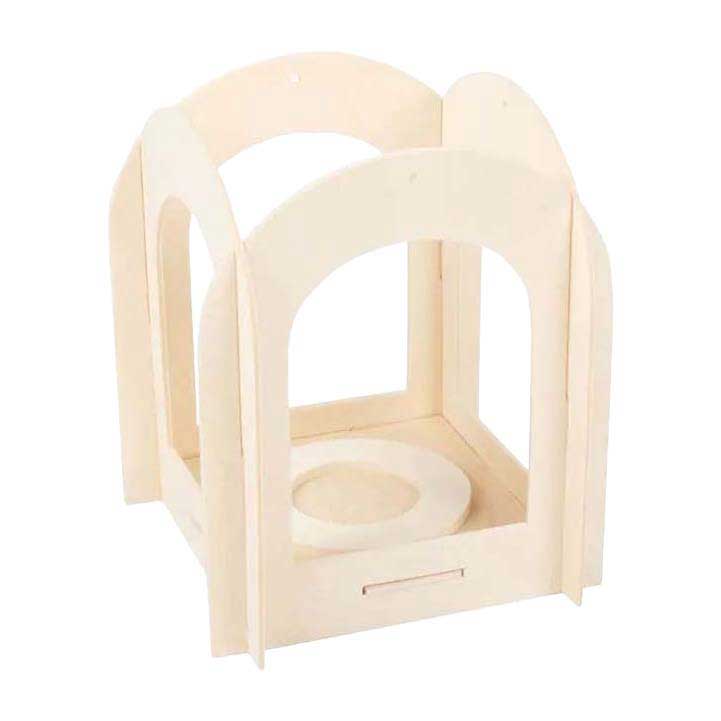 Houten lantaarn bouwset