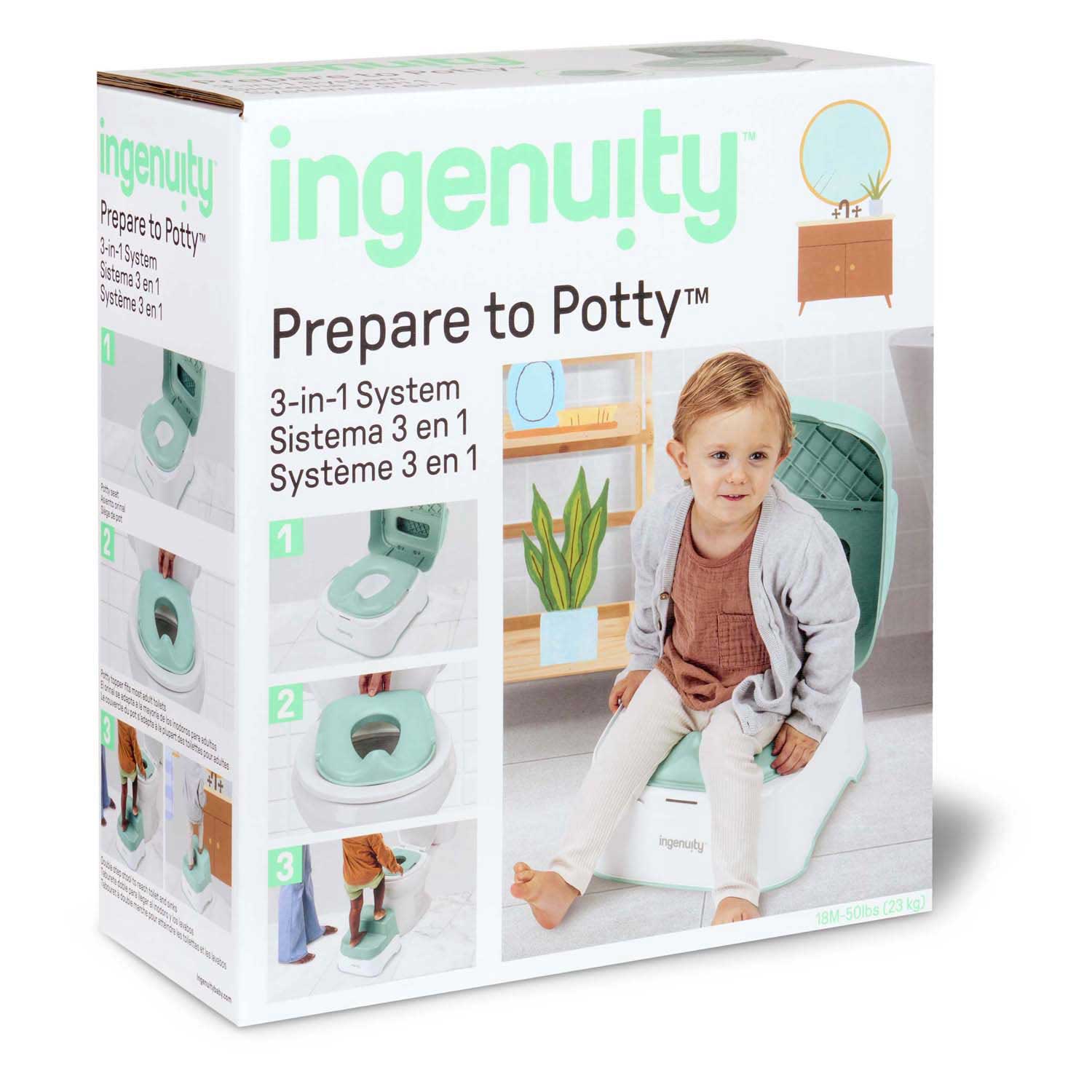 Abi zindelijk worden 3-in-1 systeem