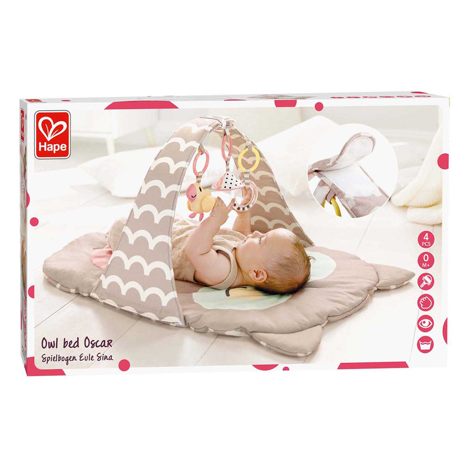 Hape babygym uil oscar