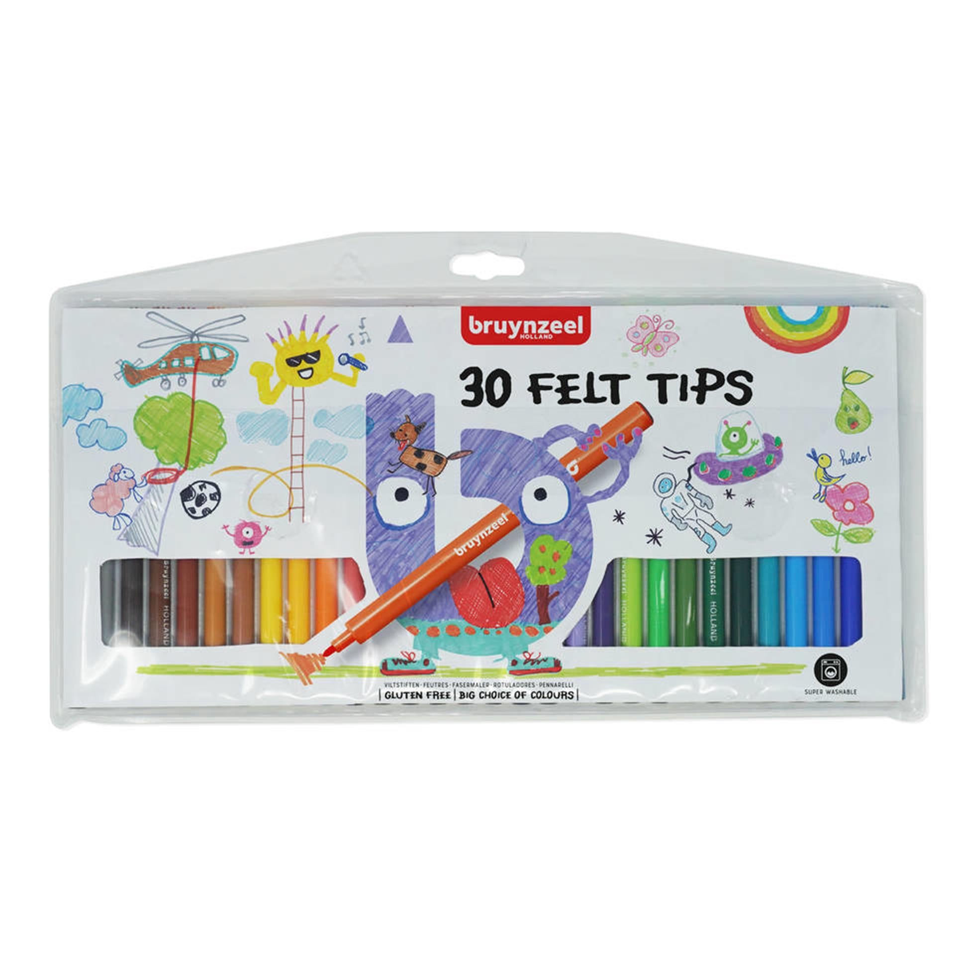 Bruynzeel Kids Viltstiften, 30st.